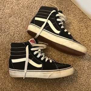 Vans high tops, size W6
